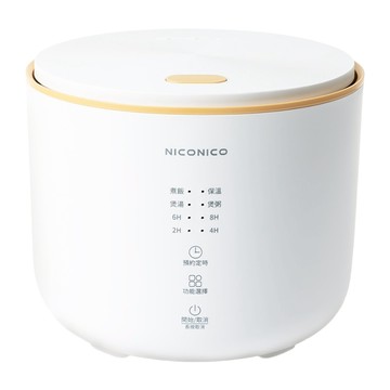 NICONICO 4人份球釜微電腦電子鍋  NI-TE1114  球釜不沾內鍋  4大烹煮功能  內附飯匙/量杯  自動保溫  8小時預約功能