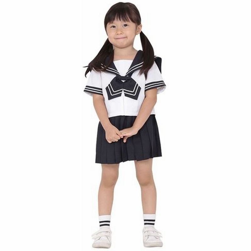 Kidsモデル 時代付属高校制服 仮装 衣装 コスチューム コスプレ 子供用 女の子 通販 Lineポイント最大get Lineショッピング