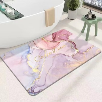 [寢室安居] 軟式珪藻土吸水止滑地墊彩印(硅藻/踏墊/吸水/止滑/速乾)