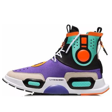 Li-Ning Culture Shoes 'Purple Green'