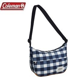 [ Coleman ] 6L多功能側背包 海軍藍格紋 / 公司貨 CM-32564