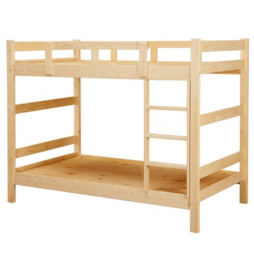 Homelike 喜家居原木色3.5尺雙層床(1613)