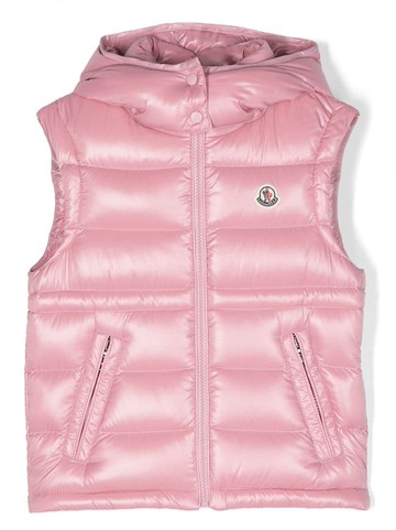 Moncler Enfant - Ania padded down vest - kids - Polyamide/Feather Down/Polyamide - 8 - Pink