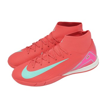 [ACS] Nike 足球鞋 ZM SUPERFLY 10 ACADEMY IC 男鞋 紅 綠 包覆 室內球場 FQ8332-800