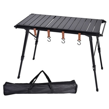 CLS IGT單元鋁合金戰術桌 含收納袋  黑色  88cm  88 x 45 x 42.5~63cm