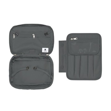 Branden 化妝收納袋│Expandable Beauty Pouch-黑色