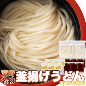 天然生活 SM00010875 もちもちの麺をゆず香る甘口つゆで食す!宮崎名物釜あげうどん6食セット