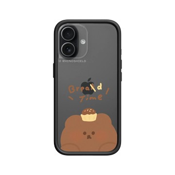 iPhone 17 Mod NX -邊框背蓋組合 (相機按鈕) 黑 - 布朗尼 annnbrownie - 麵包派對（巧克熊款）