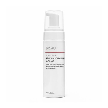 【DR. WU 達爾膚】杏仁酸煥膚潔顏慕斯 150ml 公司貨