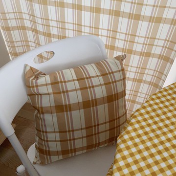 新款沙發絨靠墊正方形靠枕客廳床頭靠背幾何抱枕套不含芯單人枕用