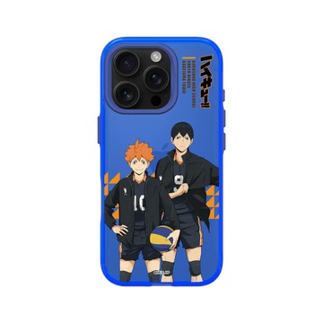 iPhone 16 Pro Clear 激光藍 - 排球少年 Haikyu!! - 日向翔陽 & 影山飛雄 01