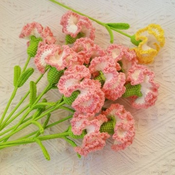 🔥新品🔥DIY鉤織材料包毛線鉤織花束仿真花束康乃馨永生花束母親節女神節DIY手工材料包 永生花束 花朵鉤織