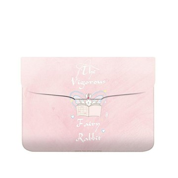 原創兔子插畫筆電包適用於蘋果macbook15點6寸air13.3寸華為matebookD16聯想女小新14內袋pro保