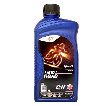 elf MOTO ROAD 10W40 4T 機車合成機油【299免運領券再享折扣】