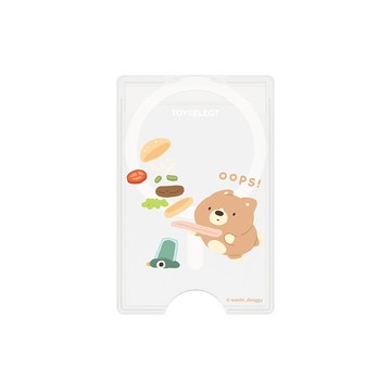 【插畫家聯名】嗚比的朋友在地漢堡MagSafe磁吸卡片夾