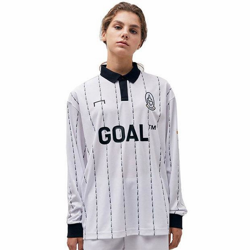 半額ストア ホワイト 長袖ゲームシャツ GOAL 【GOALSTUDIO ゴールスタジオ | ウェア