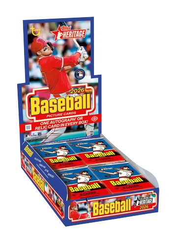 2026 TOPPS HERITAGE BASEBALL - HOBBY BOX
