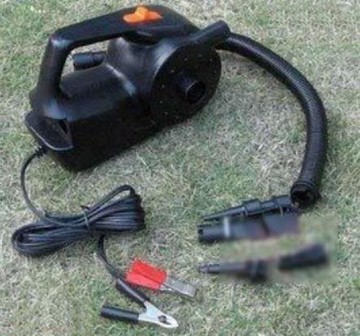 【直流電動氣泵-100W-DC12V-24*13*17cm-1套/組】充氣電泵 100W加強型直流電動氣泵-台灣現貨