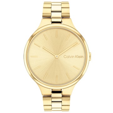 Calvin Klein CK 經典簡約金色腕錶 38MM (CK25200126)