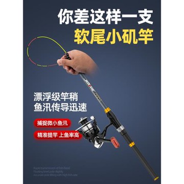 軟尾小磯竿磯釣竿岸拋筏竿套裝海桿拋竿裸伐竿釣魚竿全套閥桿超輕