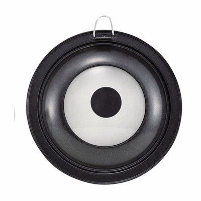 パール金属 HB2193 コンパクト シリコーン加工ガラス窓付 フライパンカバー 16cm