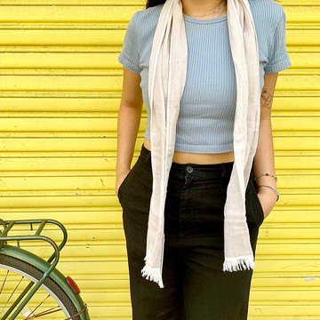 今治超輕量全棉圍巾 |輕薄透氣| 柔和色系| 氣質款