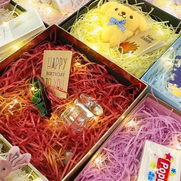 🔥現貨24H秒出🔥拉菲草紙絲 禮盒填充碎紙絲 10g 包裝緩衝材料 生日禮物裝飾