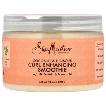 SheaMoisture, 卷毛加強冰沙，椰子和木槿，12 盎司（340 克）