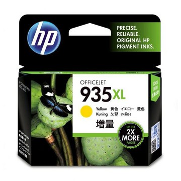 【領券滿額折200】  HP 935XL 原廠黃色高容量墨水匣(C2P26AA) for HP OJ Pro 6230e/6830e/6835e