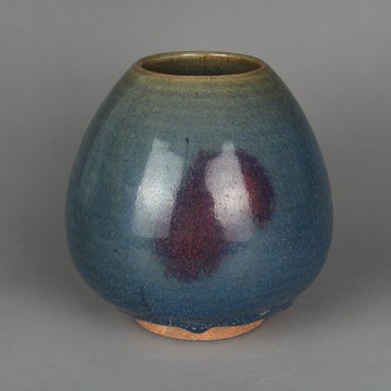 宋鈞窯窯變釉缽罐子手工五大名窯古董古玩仿古老貨陶瓷器收藏擺件