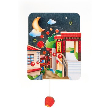 【教師節禮物】3D畫音盒-九份老街