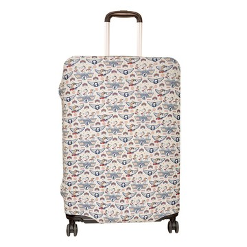 【SNOOPY】王牌飛行員行李箱保護套(L)-米色 BCP24O04BG