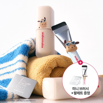 [Tanning Pochacco] Seamless Wear Foundation 30ml Set (+Spatula Brush, Palette) (5 Shades)