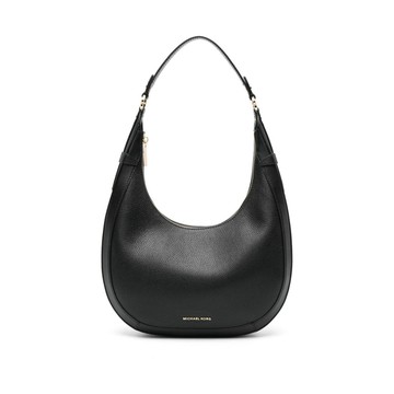MICHAEL KORS LG CRESCENT TZ HOBO SHLDR 單肩背包 黑色女款包包