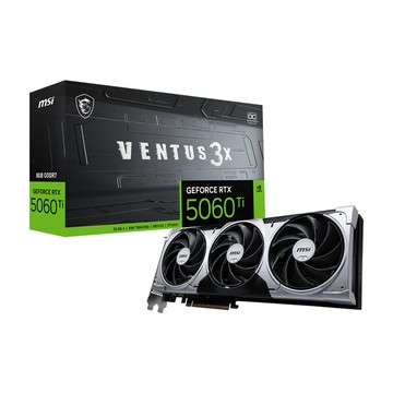 MSI RTX 5060Ti 8G VENTUS 3X OC 顯示卡+酷碼 Elite Liquid 360 ARGB 黑 水冷
