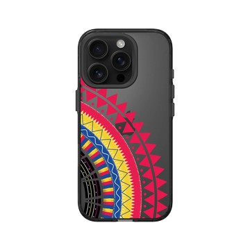 iPhone 16 Pro Clear (相機按鈕) 酷墨灰 - 花生騷 WasangShow - 虹彩布裙