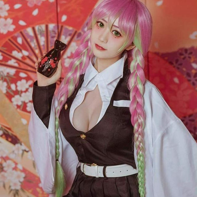 鬼滅の刃 コスプレ 甘露寺蜜璃 伊黒小芭内 かんろじ みつり いぐろおば