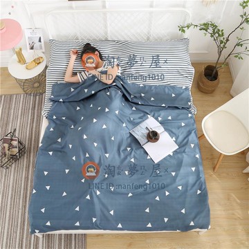 隔臟睡袋出差旅行住酒店賓館床單便攜雙人超輕非純棉防臟被罩【淘夢屋】