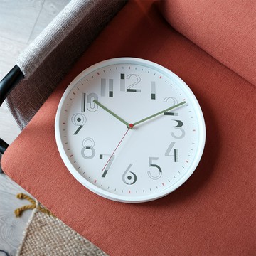 CarryPlus 11吋簡約綠青掛鐘 完美主義【U0274】