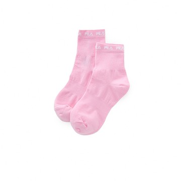 FILA 基本款棉質短襪-粉色 SCZ-5003-PK