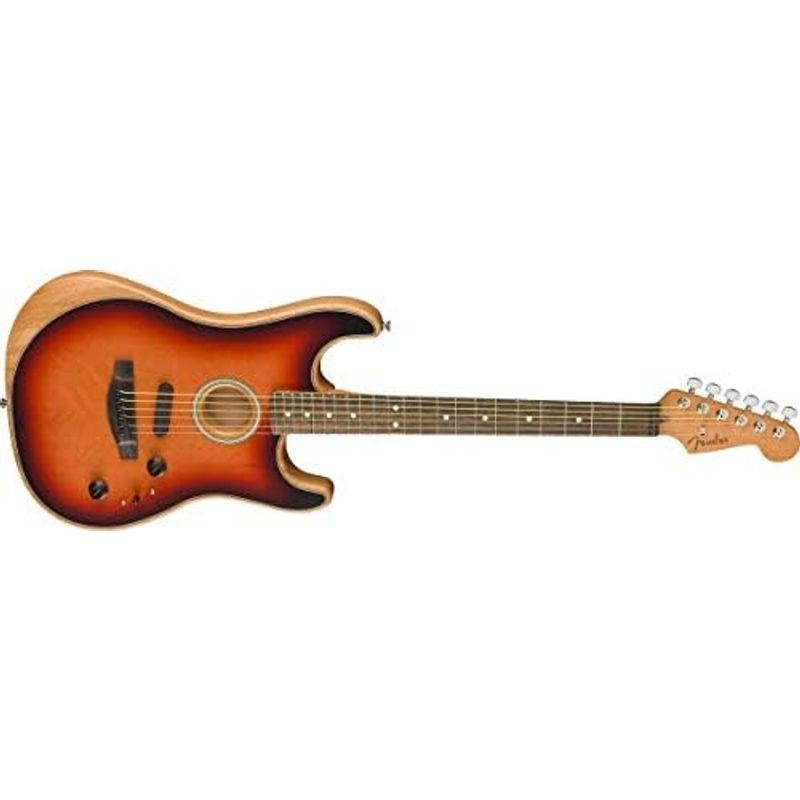 エレクトリックギター Fender フェンダー アコースタソニック American Acoustasonic? Stratocaster?, Ebony Fin