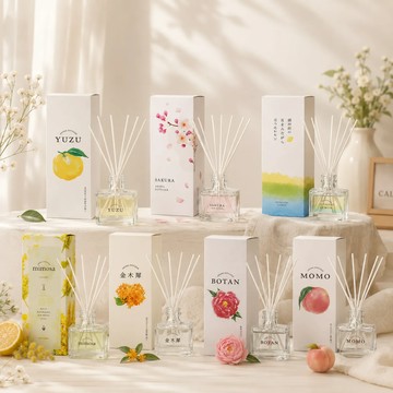 日本 DAILY AROMA JAPAN 擴香120ML 2入組 - 牡丹-含羞草