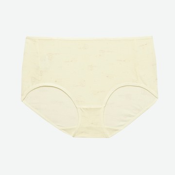 (蝦皮官方商城免運)嬪婷-學生系列-洞感一夏 M-3L中低腰三角內褲(友好黃) BS3148Y6