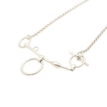 HERMES 愛馬仕 925純銀 Mors de Bride 項鍊 【二手名牌BRAND OFF】