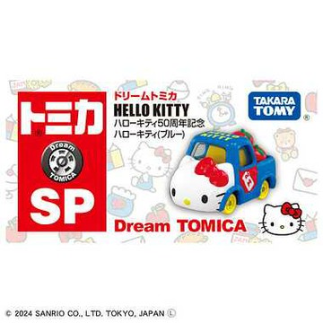 【震撼精品百貨】 TOMICA多美~Dream TOMICA Hello Kitty 50週年-藍*90774