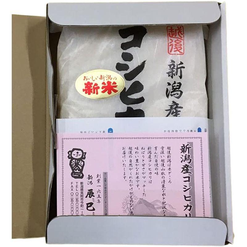 精米令和4年産 新潟県産コシヒカリ 白米 箱入り 2kg 10箱 新潟辰巳屋