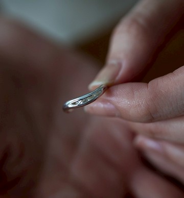 森林中的一片海 赫基蒙純銀耳環