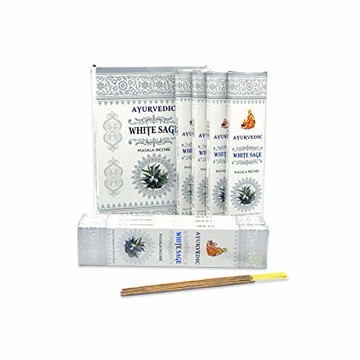 [綺異館] 印度線香 阿育吠陀 白鼠尾草 AYURVEDIC WHITE SAGE 新品上市 3盒100