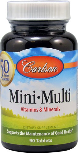 Carlson Mini-Multi Vitamins & Minerals 90 Tablets