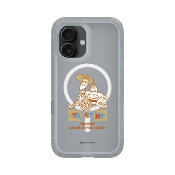 iPhone 16 AirX 流變灰 - 迪士尼-玩具總動員 Toy Story - 胡迪與巴斯光年-復古風